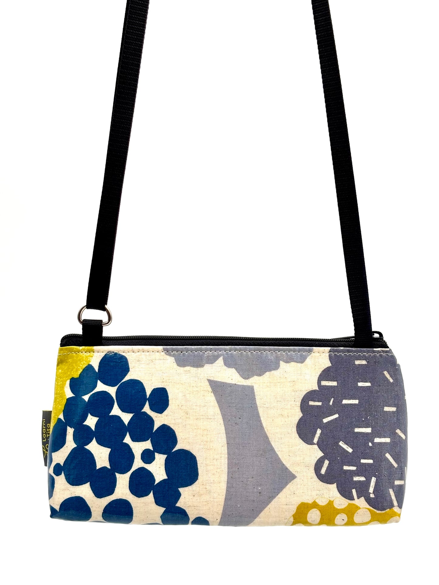 Mini Purse in Mostly Gray & Yellow