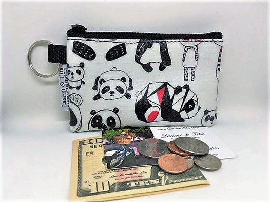Coin Purse in Cute Pandas