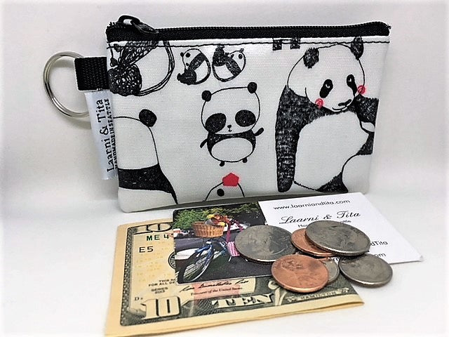 Coin Purse in Cute Pandas