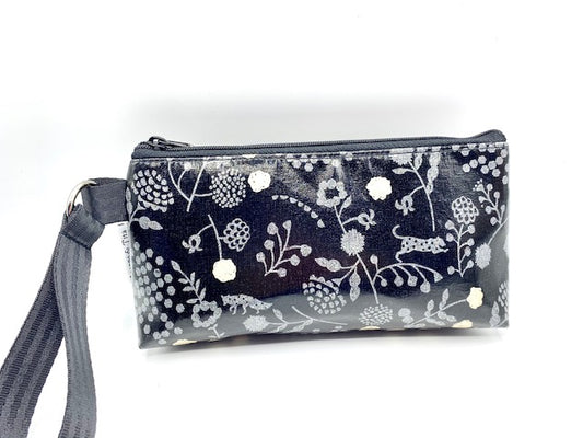 Medium Makeup Bag in Silver Fox