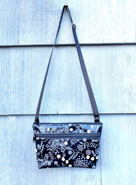 Alyssa Purse in Silver Fox