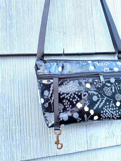 Alyssa Purse in Silver Fox