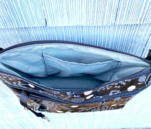 Alyssa Purse in Silver Fox