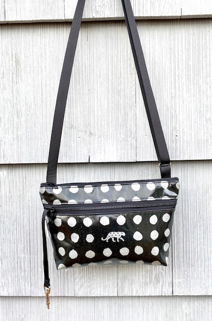 Alyssa Purse in Silver Spots Leopard