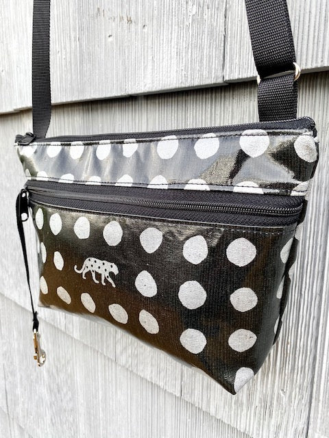Alyssa Purse in Silver Spots Leopard