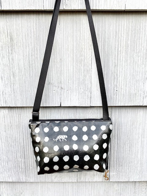 Alyssa Purse in Silver Spots Leopard
