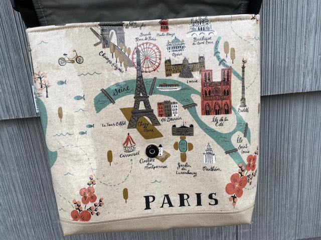 Tall Messenger Bag in Paris