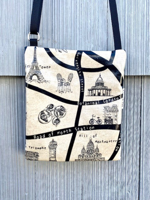 Small Travel Purse in Streets of Paris