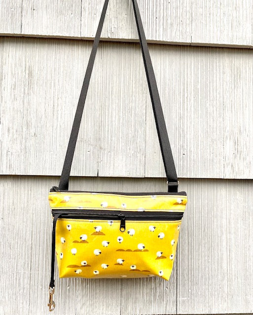 Alyssa Purse in Yellow Sheep