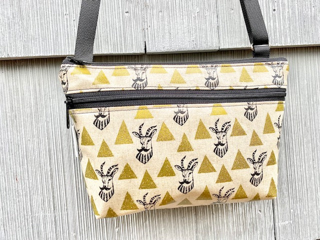 Alyssa Purse in Gold Goatee