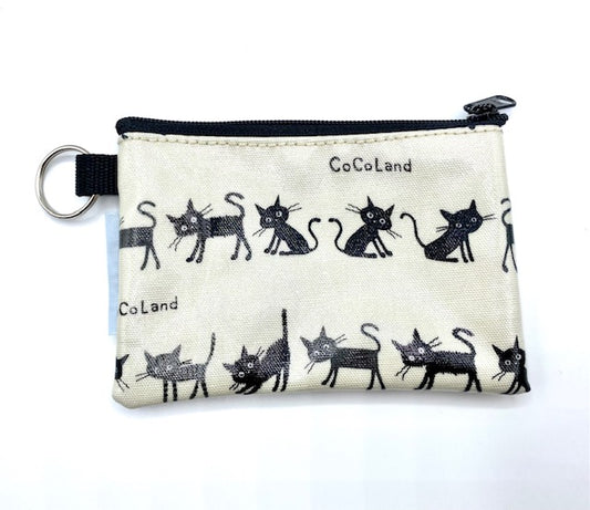 Coin Purse in Back Cats