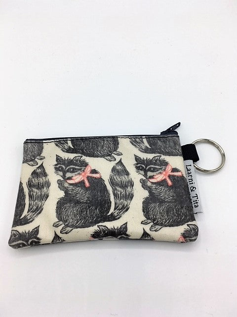 Coin Purse in Raccoons