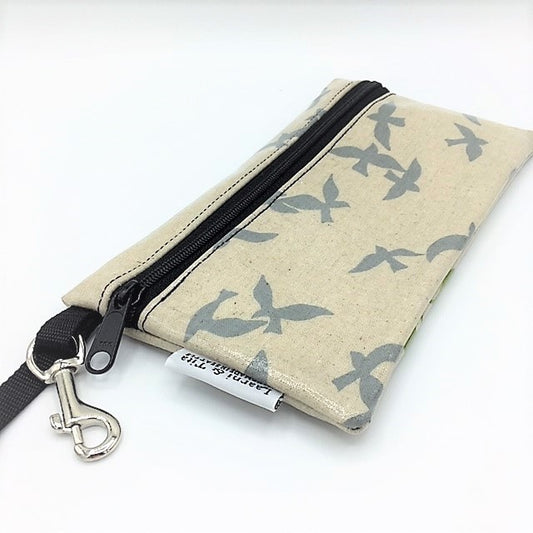 Large Wristlet in School of Gray Birds