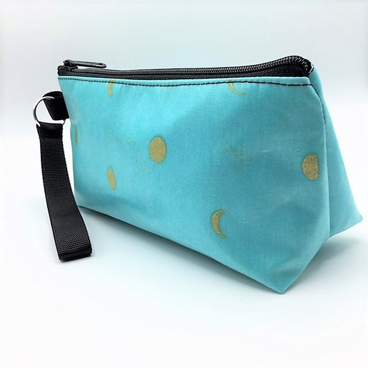 Medium Makeup Bag in Gold Moons