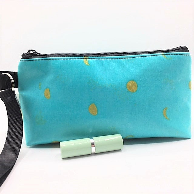 Medium Makeup Bag in Gold Moons